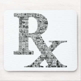 Unieke Rx Pharmacy Apothecary Mousepad Muismat