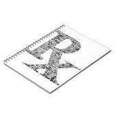 Unieke Rx Pharmacy Apothecary Notitieboek (Linkerzijde)