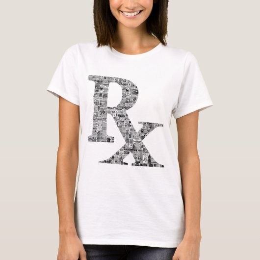 Unieke Rx Pharmacy Apothecary T-shirt (Voorkant)