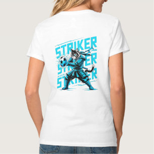 Unieke Samurai Kat voor Voetbalfans & Kattenliefhe T-shirt