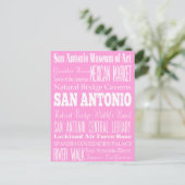 Unieke San Antonio, Texas Gift Idee Briefkaart (Staand voorkant)