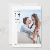 Unieke Save the Dates met foto Kaart (Voorkant)