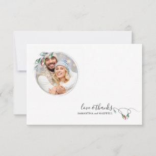 Unieke Scandinavische Kerstmis Dankjewelkaart Notitiekaartje