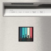 Unieke  schaakartikelen denken kleurrijk magneet (Insitu (Vaatwasser))