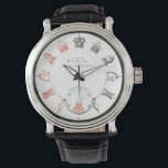 Unieke schaakartikelen volgen horloge<br><div class="desc">polshorloge met schaakspellen.</div>