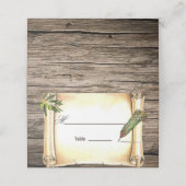 Unieke schaalkaart voor schuifwiel en dop plaatskaartje (Buitenkant ongevouwen)