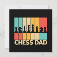 Unieke Schaken Papa Grappige Vintage Zonsondergang