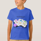Unieke schapen t-shirt (Voorkant)