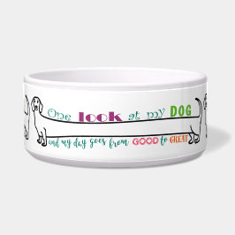 Unieke Schattigee Funny Teckel Wiener Dog Voerbakje