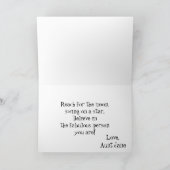 Unieke Schattigee Tiener Terug naar School Collage Kaart (Binnen)