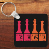 Unieke scheikundeonderdelen sleutelhanger (Voorkant)