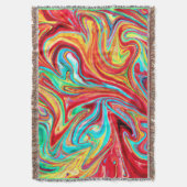 Unieke schilderende heldere kleuren. Bestel nu Deken (Voorkant Verticaal)