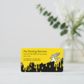 Unieke schilderservice Visitekaartje met twee zijd (Staand voorkant)