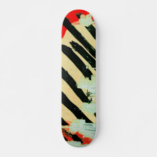 Unieke schoorsteenverf voor kool veredeld wandpapi skateboard