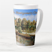 Unieke Schots Montgomery Clan's Eglinton Castle Latte Mok (Rechterhoek)