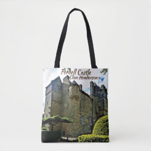 Unieke Schotse Clan Henderson's Fordell Castle Tote Bag