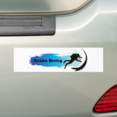 Unieke scuba-duving bumpersticker (Op auto)