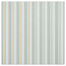 Unieke Seafoam Green White Tan Stripe Art