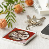 Unieke Senior Baseball Giften Sleutelhangers, 4 Te Sleutelhanger (Zijkant)