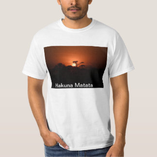 Unieke serengetti sunrise T shirt ...
