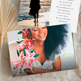 Unieke Sjabloon Foto Echt Goud Afstuderen