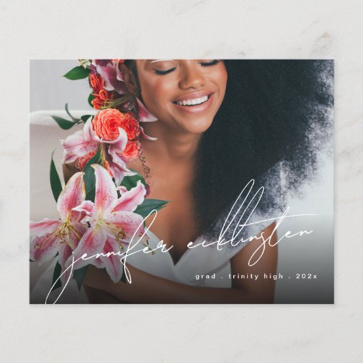 Unieke Sjabloon Foto High School Afstuderen (Voorkant)