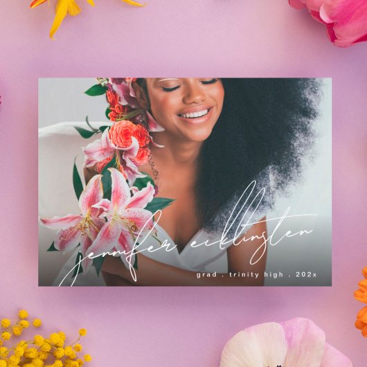 Unieke Sjabloon Foto High School Afstuderen