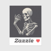 Unieke Skeleton Sticker Art (Vel)