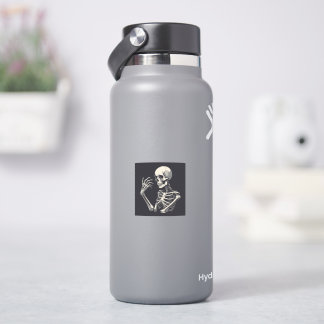 Unieke Skeleton Sticker Art