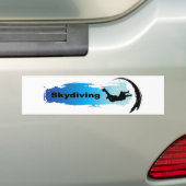 Unieke Skydiving Bumpersticker (Op auto)