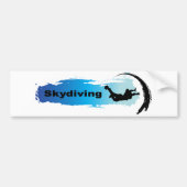 Unieke Skydiving Bumpersticker (Voorkant)