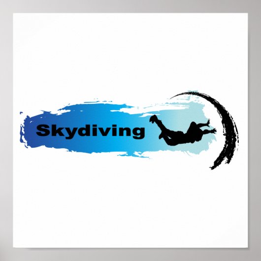 Unieke Skydiving Poster (Voorkant)