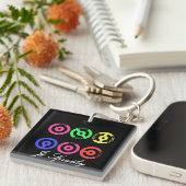 Unieke Sleutelhanger (Voorkant Rechts)
