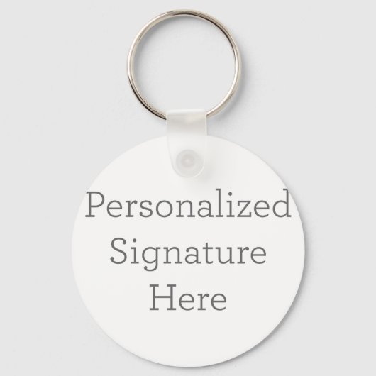 Unieke Sleutelhanger voor handtekening (Voorkant)