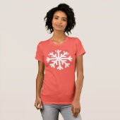 Unieke Snowflake T-shirt (Voorkant volledig)