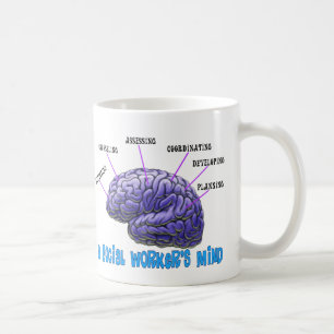 Unieke sociale werker Gifts-A Social Worker's Mind Koffiemok