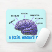 Unieke sociale werker Gifts-A Social Worker's Mind Muismat (Met muis)