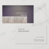 Unieke Sparkly Silver Sequins Visitekaartje van ho (Voorkant / Achterkant)