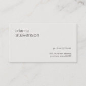 Unieke Sparkly Silver Sequins Visitekaartje van ho (Achterkant)