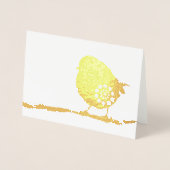 Unieke Sparrow Alle Gelegenheid Custom Real Folie Kaarten (Voorkant)