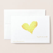 Unieke Sparrow Alle Gelegenheid Custom Real Folie Kaarten (Met envelop)