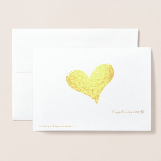 Unieke Sparrow Alle Gelegenheid Custom Real Folie Kaarten (Met envelop)