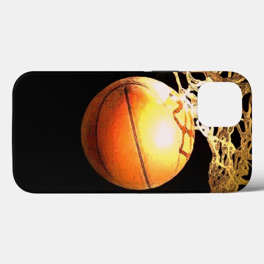 Unieke speciale Basketball Case-Mate iPhone Case (Achterkant (horizontaal))