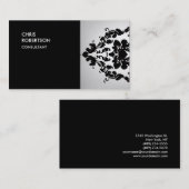 Unieke speciale Bloemen Damast Trendy Visitekaartje (Voorkant / Achterkant)