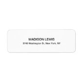 Unieke speciale hot chique professional etiket (Voorkant)