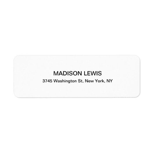 Unieke speciale hot chique professional etiket (Voorkant)