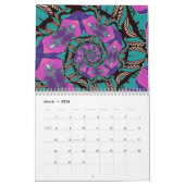 Unieke spiraal Mandala Kalender (Mar 2026)