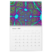 Unieke spiraal Mandala Kalender (Jan 2027)