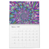 Unieke spiraal Mandala Kalender (Feb 2027)