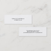 Unieke standaard Slim Size Visitekaartje (Voorkant / Achterkant)